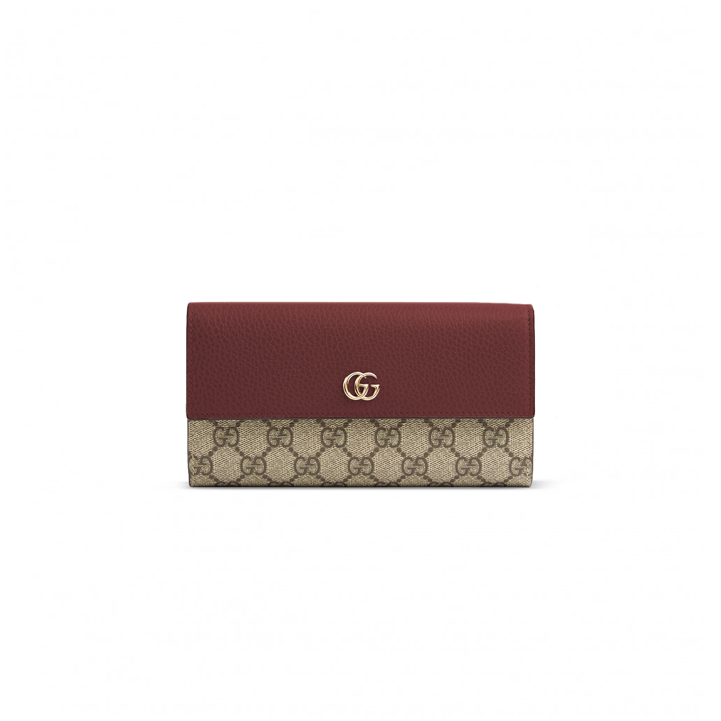 GUCCI GG MARMONT BI-COLOR CONTINENTAL WALLET ‎456116 (19*10*3.5cm)